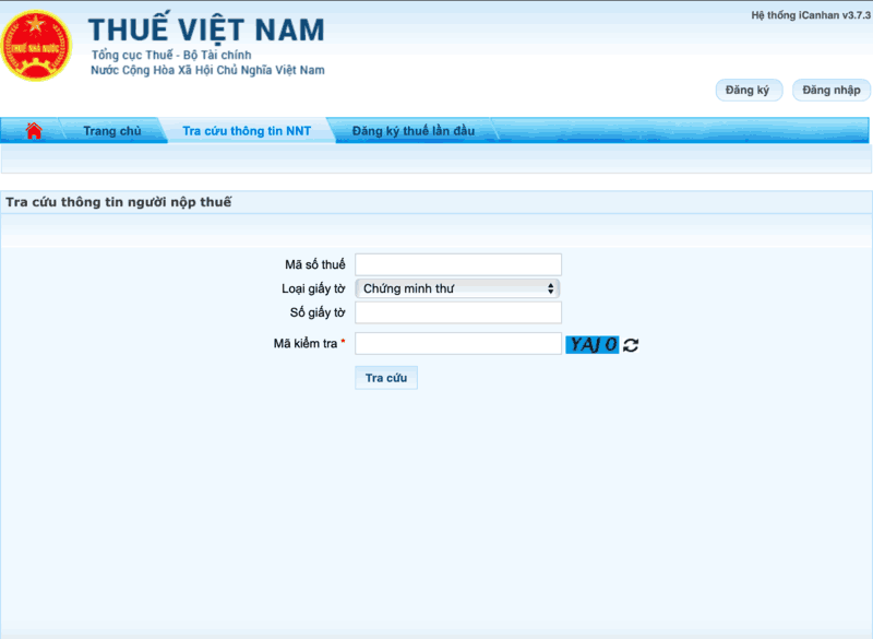 Bạn có thể tra cứu MST chỉ với số chứng minh nhân dân