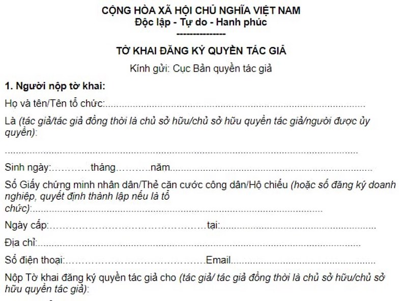 Chuẩn bị hồ sơ đăng ký quyền sở hữu trí tuệ 