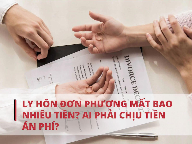 Quy định người nộp tiền phí khi làm thủ tục ly hôn