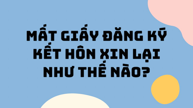 Đăng ký lại kết hôn