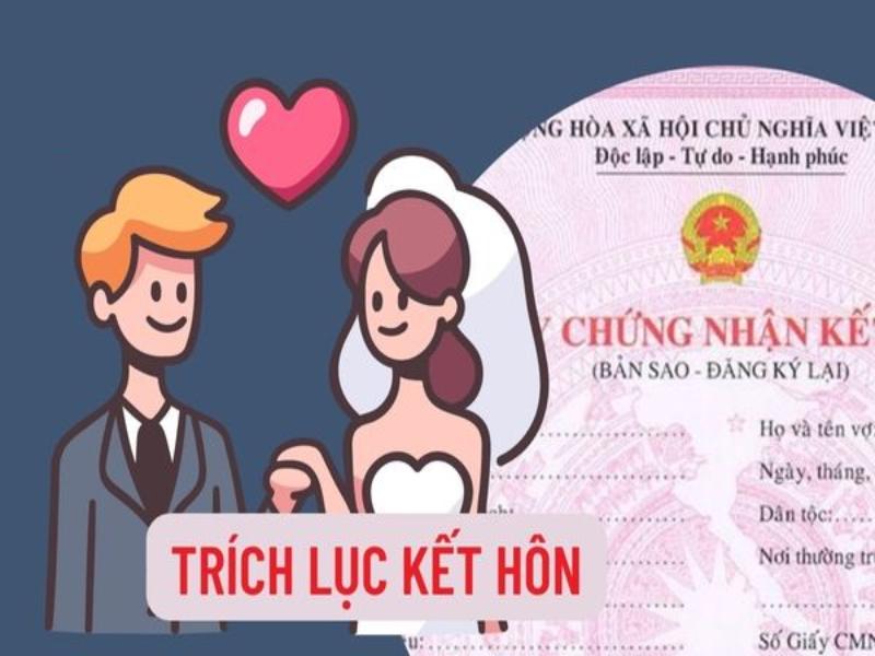 Hướng dẫn thủ tục để xin cấp trích lục đăng ký kết hôn online