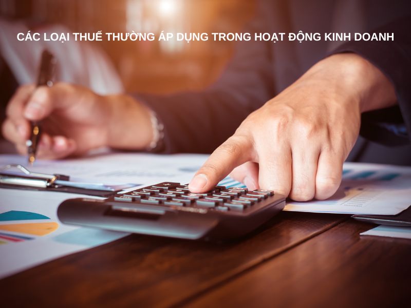 Các loại thuế thường áp dụng trong hoạt động kinh doanh