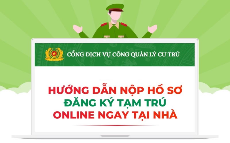 Đăng ký tạm trú online qua cổng dịch vụ công nhanh chóng