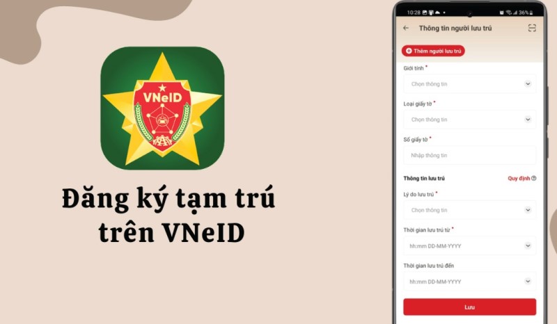 Đăng ký tạm trú online qua VNeID khá đơn giản