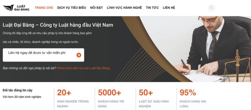 Đơn vị tư vấn pháp luật uy tín luatdaibang.net