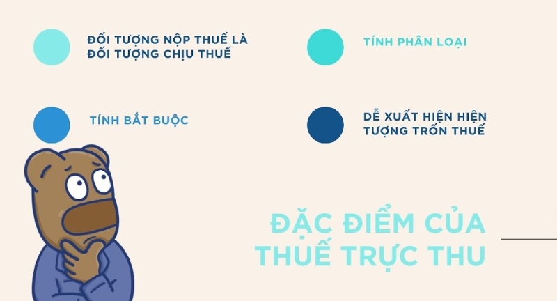 Những đặc điểm nổi bật của thuế trực thu 