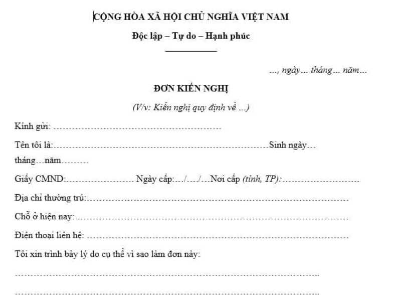 Nộp đơn kiến nghị đúng cách sẽ giúp vấn đề của bạn được giải quyết kịp thời