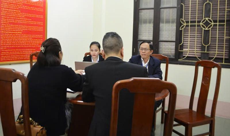 Phạm vi áp dụng là các vụ hòa giải và đổi thoải thực hiện tại Tòa án