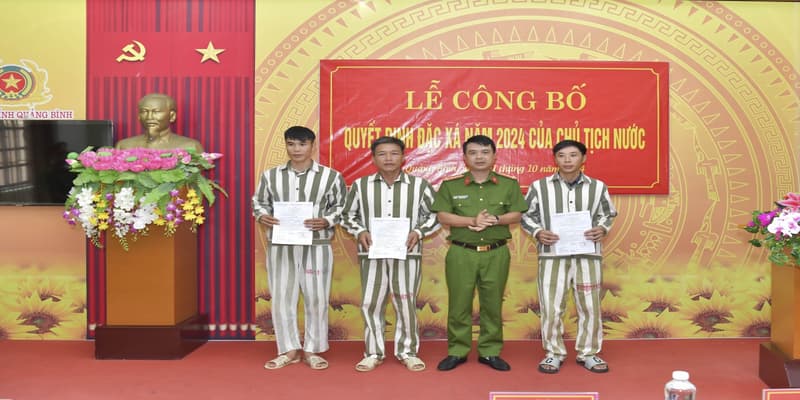 Các đối tượng được hưởng chính sách đặc xá