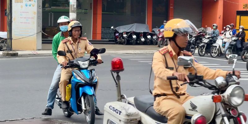 Hành vi đi ngược chiều được xác định trong hai tình huống chính