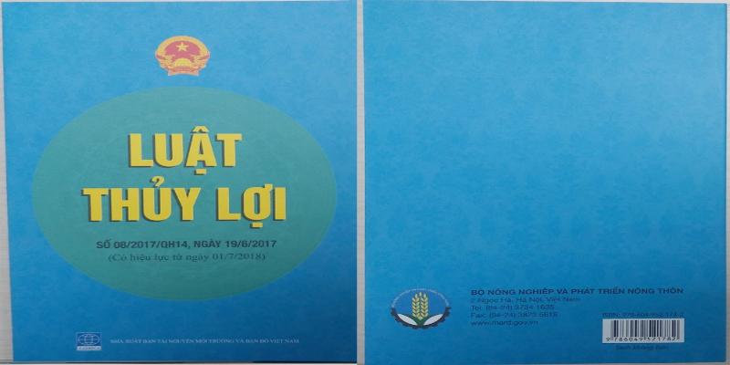 Luật Thủy lợi ban hành năm 2017