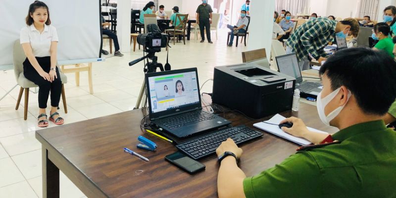 Các điểm cấp CCCD lưu động được tổ chức thường xuyên