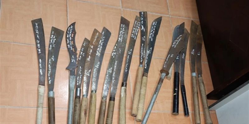 Tội gây rối trật tự nơi công cộng sử dụng hung khí