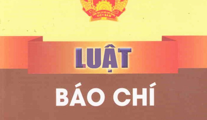 Luật báo chí là văn bản pháp luật cấp cao nhất của hoạt động báo chí tại Việt Nam
