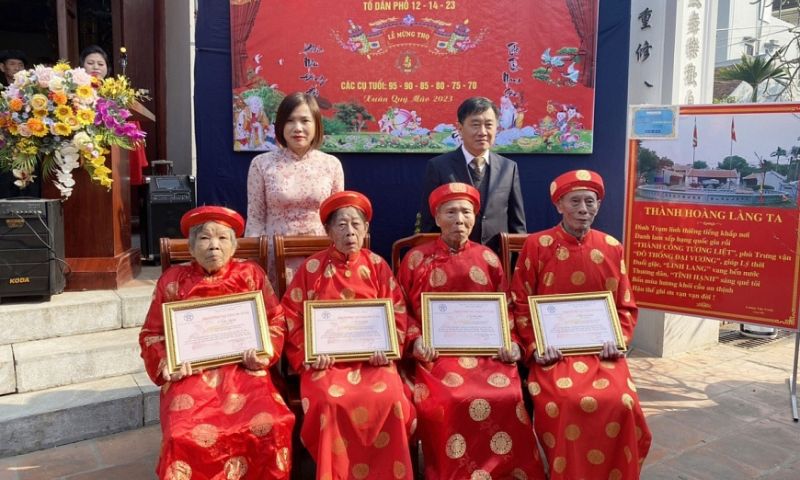 Buổi lễ thượng thọ sẽ được diễn ra theo trình tự cụ thể