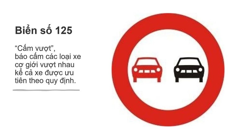 Hình ảnh nhận diện của biển báo số 125