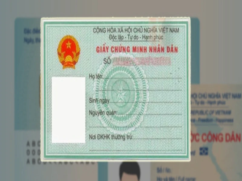 Một số thông tin công dân trên chứng minh thư