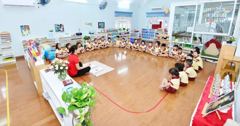 Cơ sở vật chất là một trong những nội dung bắt buộc khi thành lập trường mầm non
