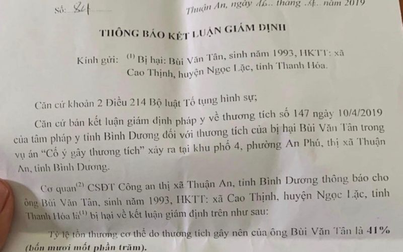 Tầm quan trọng của giấy giám định 