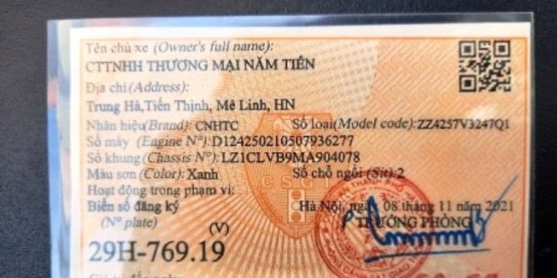 Cần phân biệt giấy tờ xe thật giả rất quan trọng