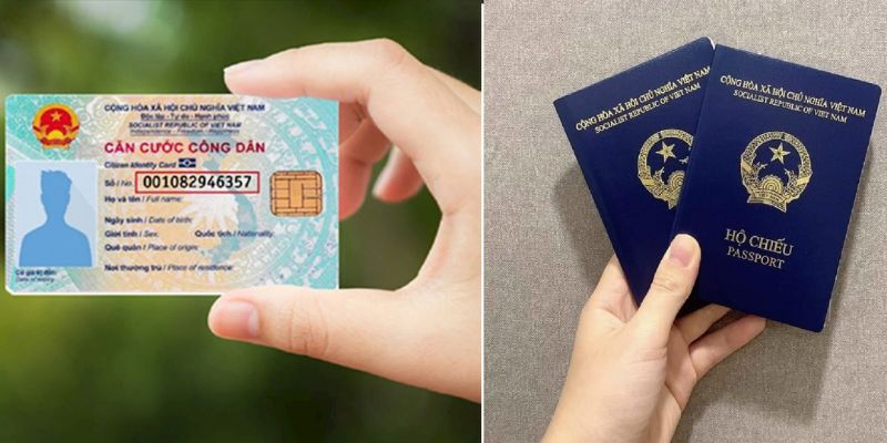 Chuẩn bị CCCD hoặc hộ chiếu trong bộ hồ sơ làm lý lịch tư pháp