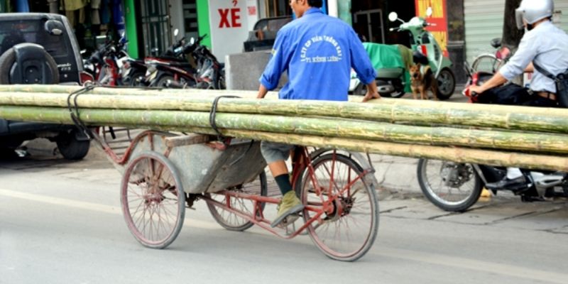 Mọi người cần nắm luật khi sử dụng xe thô sơ tham gia lưu thông