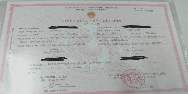 Đã đăng ký kết hôn nhưng mất giấy thì cần xin lại trích lục