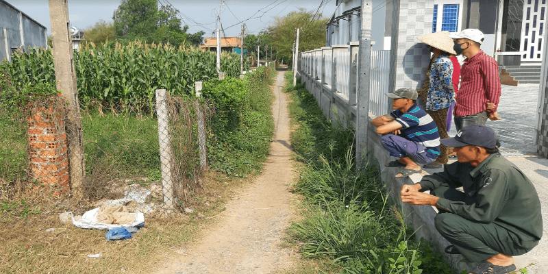 Các bên tự thỏa thuận về vị trí, chiều dài, chiều rộng, chiều cao của lối đi để phù hợp